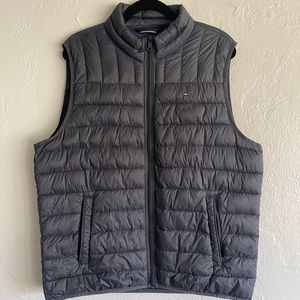 Tommy Hilfiger Large Grey Puffer Vest